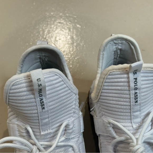 US POLO ASSN White Tennis Shoes Men’s Size 8 - Picture 6 of 12